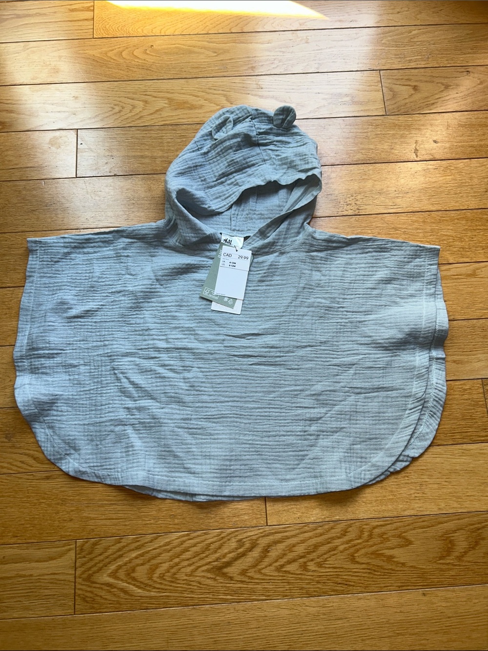 H&M Muslin poncho towel